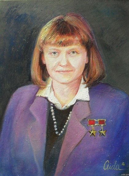 Svetlana Savítskaia, la primera dona que va fer una passejada a l'espai