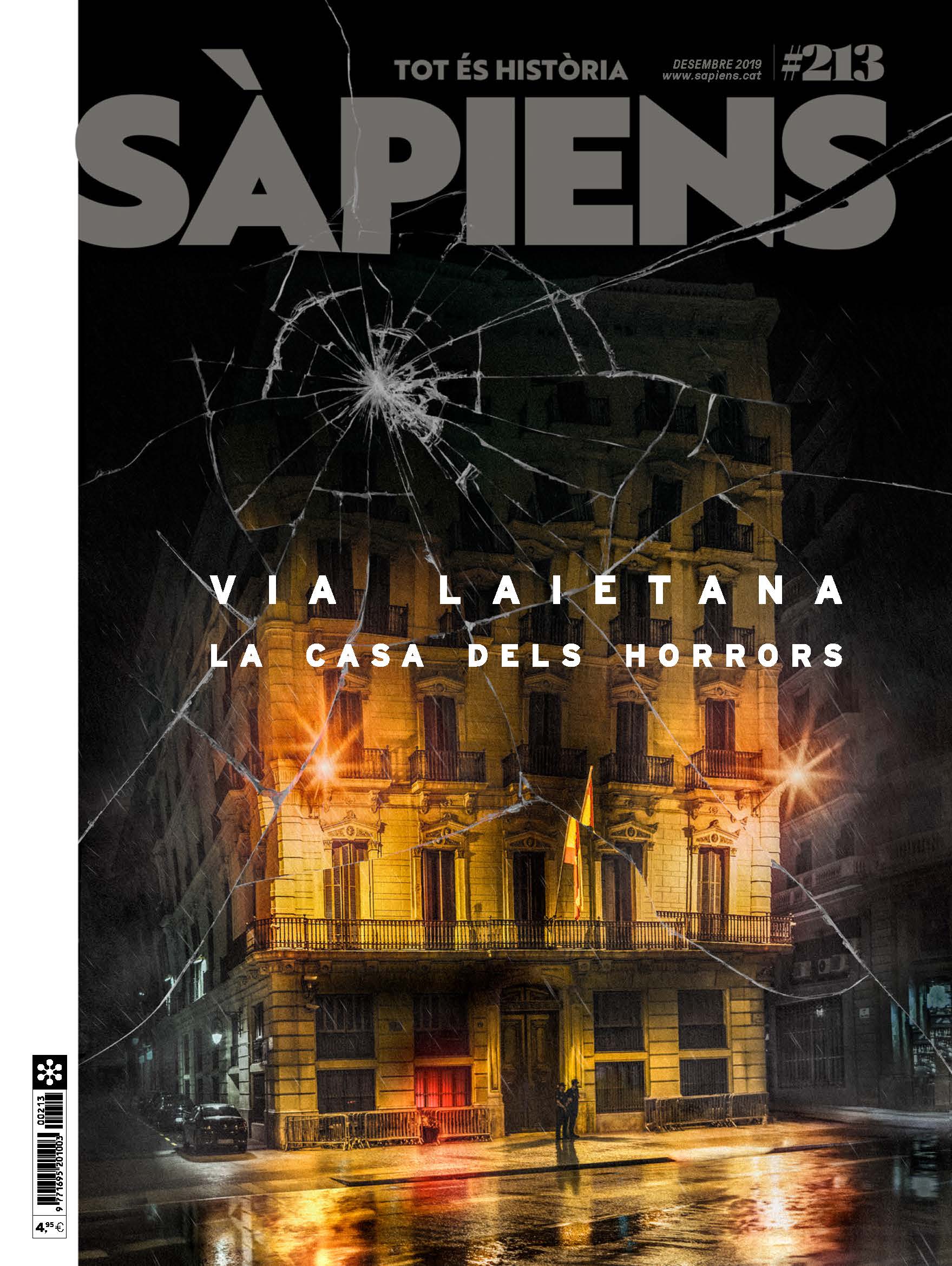 Portada del SÀPIENS 213 (desembre 2019)