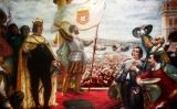 Coronació de Joan IV, rei de Portugal, quan va aconseguir la independència el 1668 Coronació de Joan IV, rei de Portugal, quan va aconseguir la independència el 1668