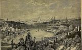 Dibuix de 1887 de l'antiga ciutat de Constantinoble, a l'actual Istanbul Dibuix de 1887 de l'antiga ciutat de Constantinoble, a l'actual Istanbul