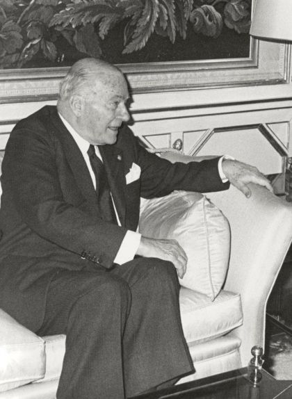 Josep Tarradellas, president de la Generalitat a l'exili durant la dictadura franquista Josep Tarradellas, president de la Generalitat a l'exili durant la dictadura franquista