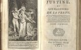 Les dues primeres pàgines de 'Justine o les dissorts de la virtut', del marquès de Sade