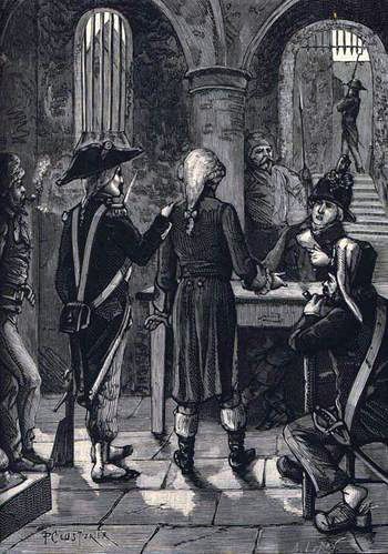 El marquès de Sade sent arrestat per la policia El marquès de Sade sent arrestat per la policia