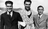 Martínez de Alfara, Max Schmeling i Josep Gironès el 1934, en en una imatge publicada a 'La Vanguardia' el 24 d'octubre de 2004 Martínez de Alfara, Max Schmeling i Josep Gironès el 1934, en en una imatge publicada a 'La Vanguardia' el 24 d'octubre de 2004