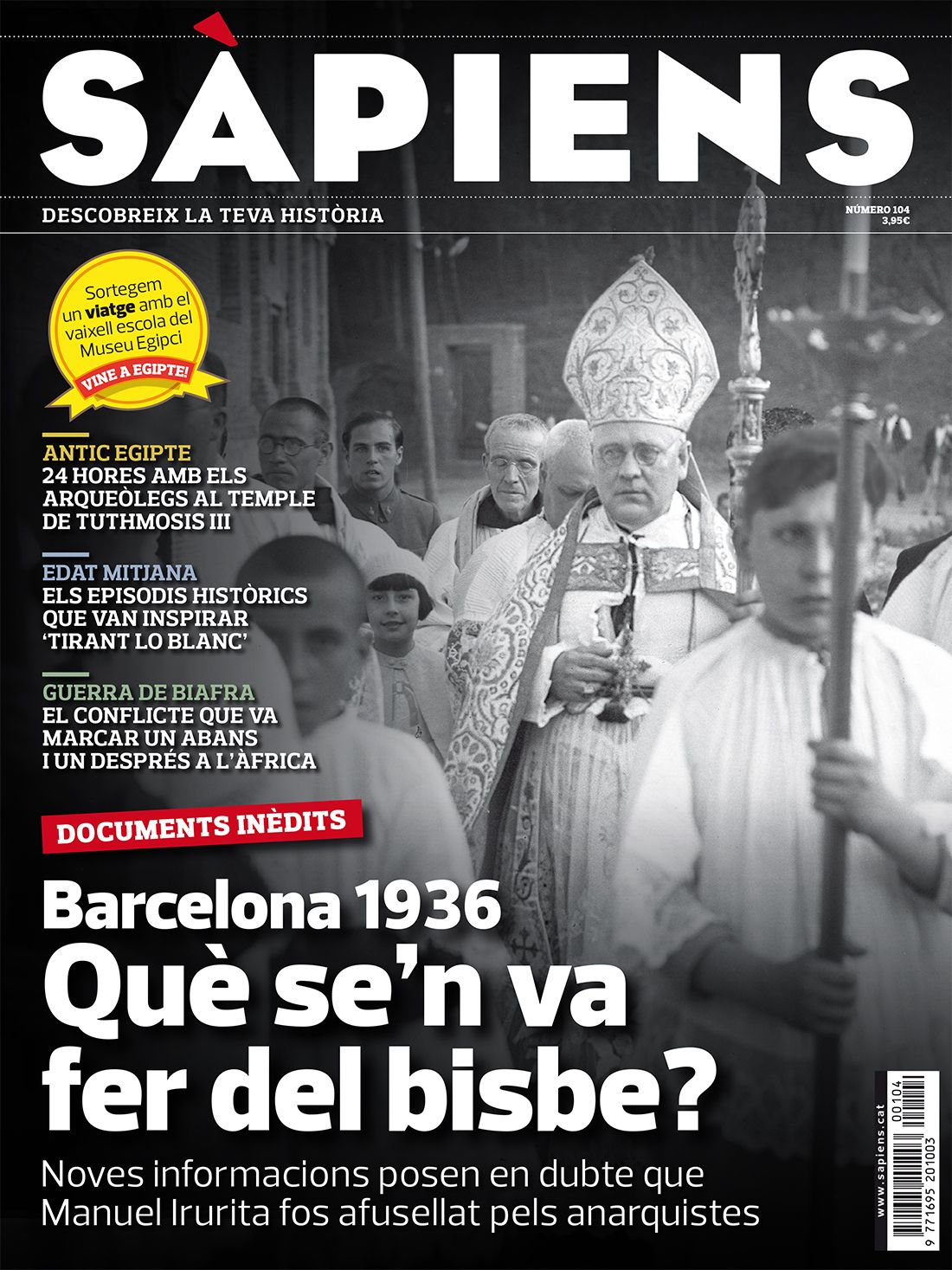 Portada del número 104 de la revista Sàpiens