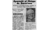 El diari argentí La Nación va publicar aquesta notícia difosa per l'Agència francesa Havas el 1939, just 48 hores després de la trobada casual d'Irurita amb el grup de testimonis que es va veure sortint del palau episcopal.