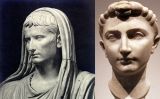 Busts de Júlia i del seu pare, l'emperador Octavi August