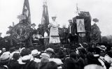 Rosa Luxemburg en la Primera Conferència Internacional de Dones Socialistes a Stuttgart, el 1907