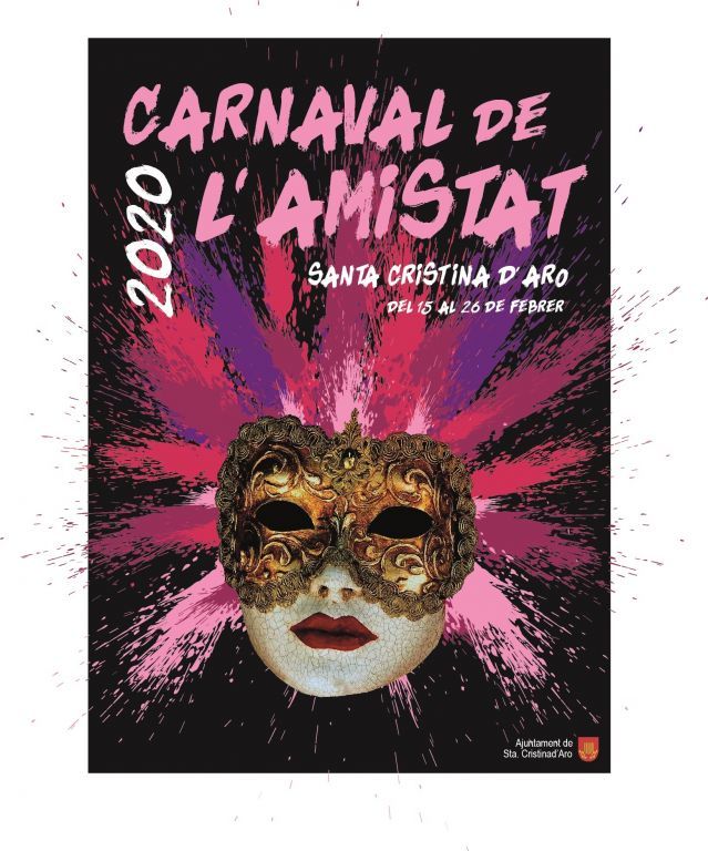 Cartell guanyador del Concurs de Cartells de Carnaval 2020 - Autora: Marina Aviñó Camús