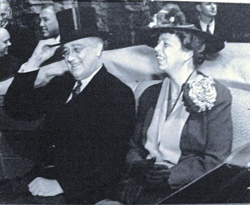Franklin i Eleanor Roosevelt en una imatge de novembre del 1935