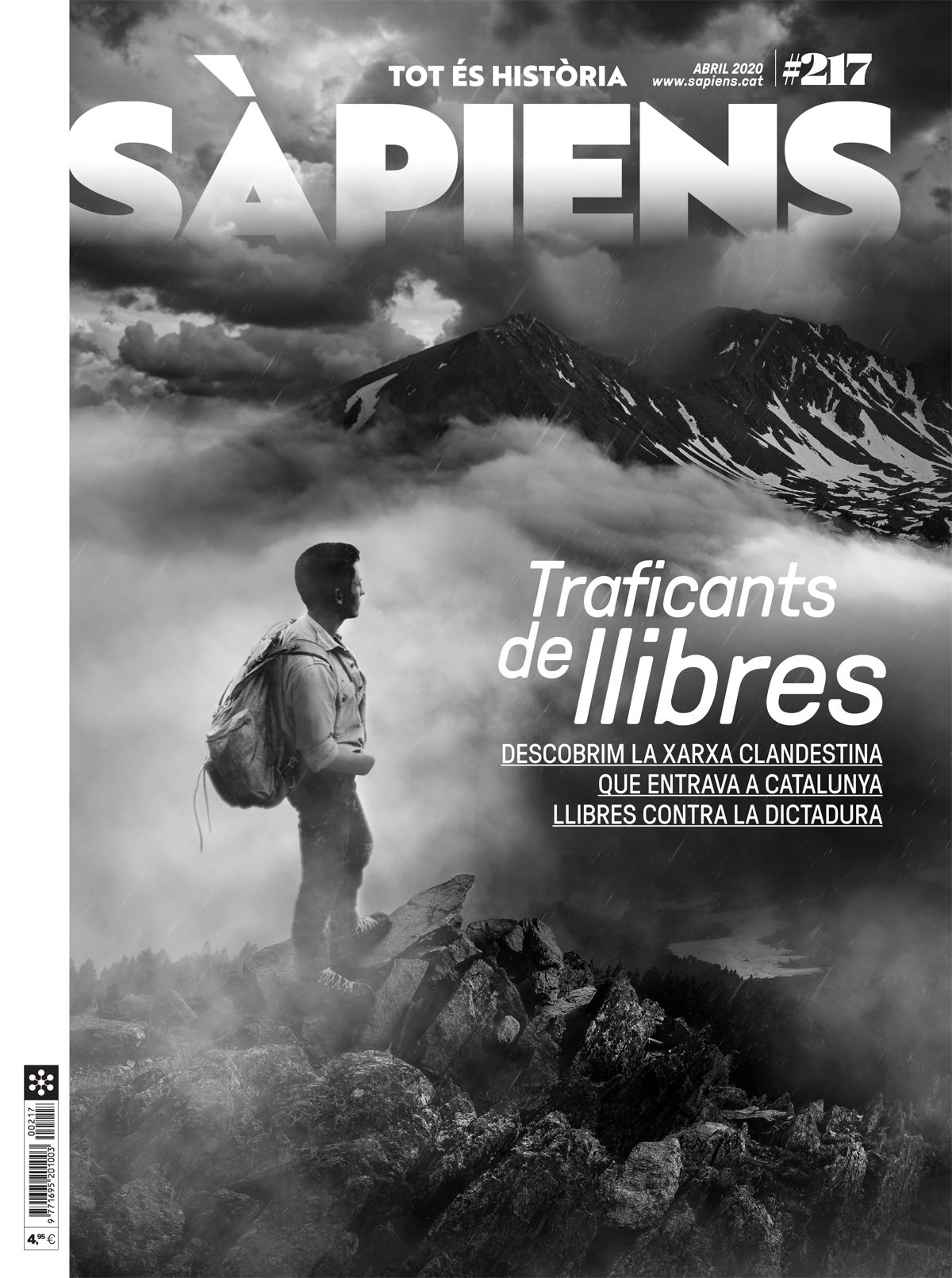 Portada del número 217 del SÀPIENS (abril 2020)