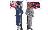 Billy Yank (a l'esquerra) i Johnny Reb (a la dreta), la personificació del soldat del Nord i el del Sud, respectivament Billy Yank (a l'esquerra) i Johnny Reb (a la dreta), la personificació del soldat del Nord i el del Sud, respectivament