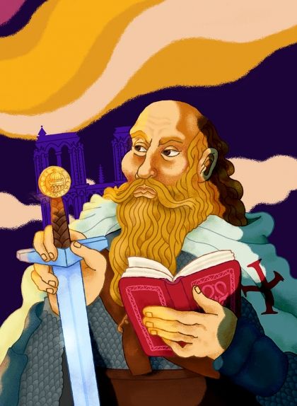 El gran mestre templer Jaques de Molay El gran mestre templer Jaques de Molay