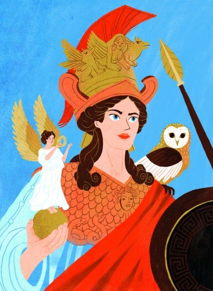 La deessa Atena era la patrona d'Atenes La deessa Atena era la patrona d'Atenes