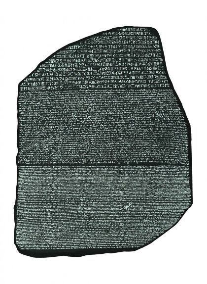 La pedra de Rosetta La pedra de Rosetta
