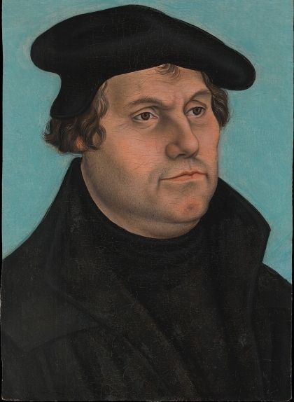 Retrat de Martí Luter de Lucas Cranach el Gran Retrat de Martí Luter de Lucas Cranach el Gran
