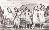 Grup de ballarines que va participar en l'estrena de 'La consagració de la primavera' d'Igor Stravinsky Grup de ballarines que va participar en l'estrena de 'La consagració de la primavera' d'Igor Stravinsky