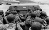 Tropes nord-americanes a punt de desembarcar a la platja d'Omaha el 6 de juny de 1944 Tropes nord-americanes a punt de desembarcar a la platja d'Omaha el 6 de juny de 1944