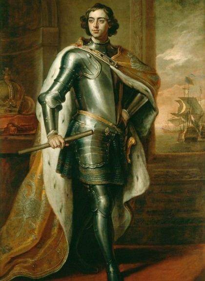 Retrat de Pere el Gran fet per Godfrey Kneller el 1698 Retrat de Pere el Gran fet per Godfrey Kneller el 1698