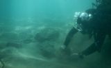 Una de les immersions de la campanya de recerca dels galions de la batalla de Barcelona Una de les immersions de la campanya de recerca dels galions de la batalla de Barcelona