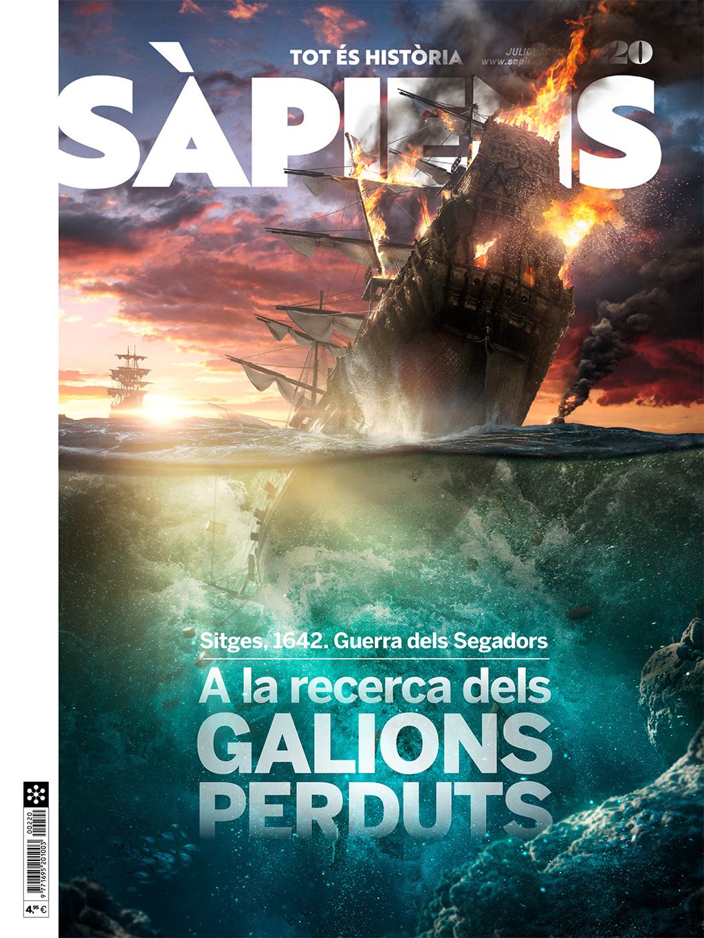 Portada del SÀPIENS 220 (juliol 2020)