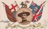 Baden Powell en una postal del 1900 Baden Powell en una postal del 1900