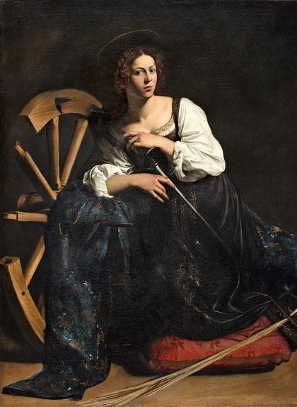 'Santa Caterina d'Alexandria', de Caravaggio 'Santa Caterina d'Alexandria', de Caravaggio