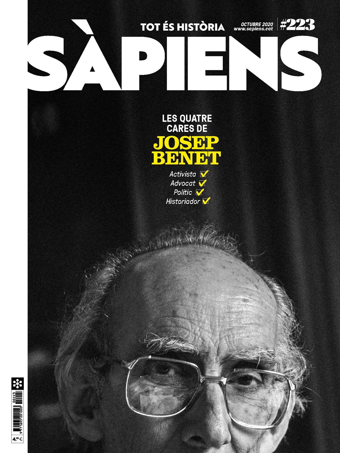 Portada del número 223 del SÀPIENS (octubre 2020)