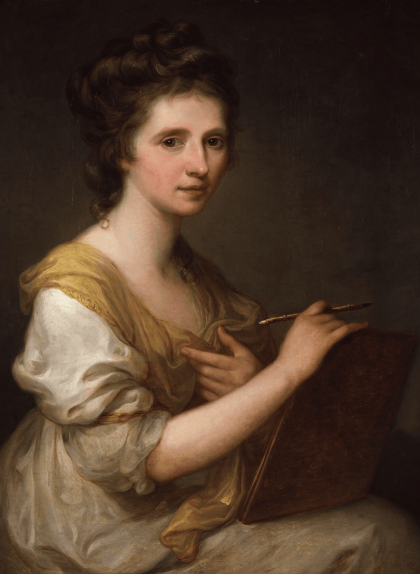 Autoretrat de l'artista Angelika Kauffmann, 1770-75
