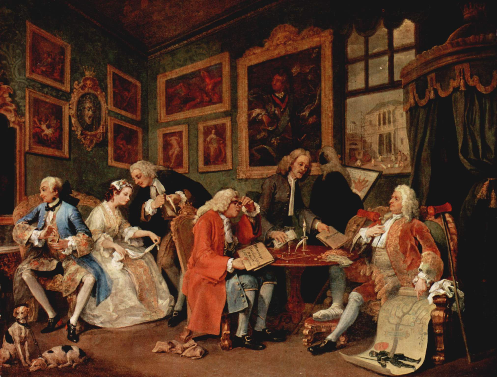 'El contracte matrimonial', de William Hogarth