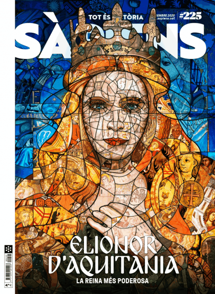La portada del número 225 de SÀPIENS: donem llum a Elionor d'Aquitània