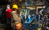 La redacció del SÀPIENS a les Mines de Cercs La redacció del SÀPIENS a les Mines de Cercs