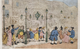 "Una ullada als llums de gas de Pall Mall", una caricatura de Thomas Rowlandson del 1809 "Una ullada als llums de gas de Pall Mall", una caricatura de Thomas Rowlandson del 1809