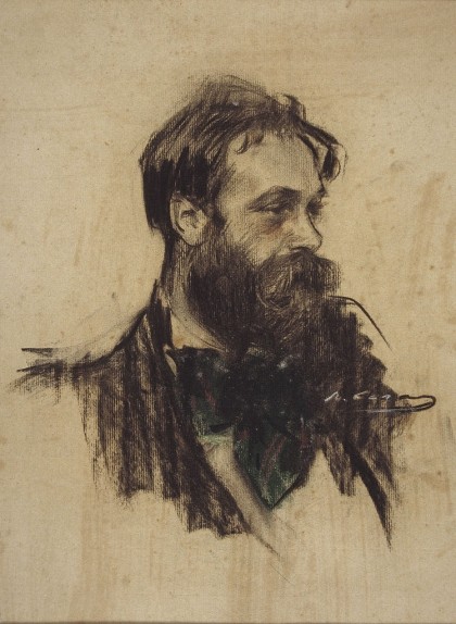 Retrat de Joaquim Mir fet per Ramon Casas i conservat al MNAC Retrat de Joaquim Mir fet per Ramon Casas i conservat al MNAC