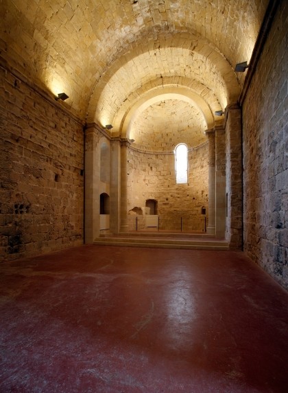 La capella del castell de Miravet La capella del castell de Miravet