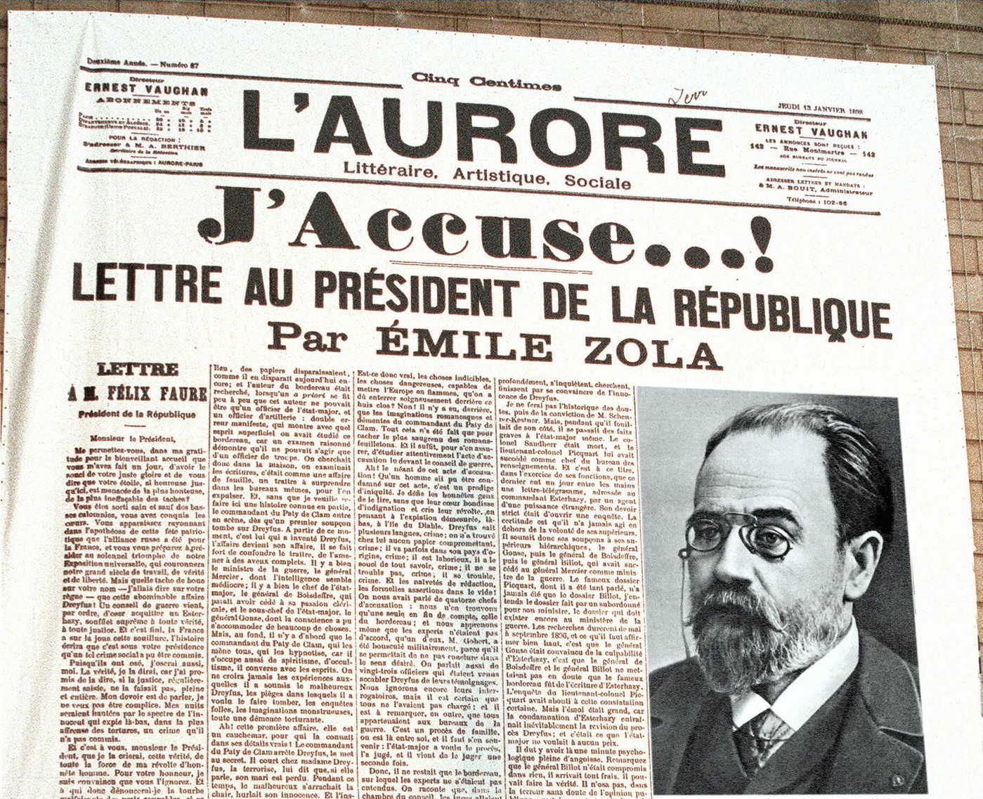 'J'accuse...!' La carta en què Émile Zola denunciava l'afer Dreyfus