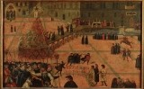 'Execució de Girolano Savonarola' de Filippo Dolciati (1498)