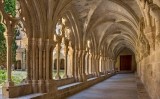 El claustre del Reial Monestir de Santa Maria de Poblet El claustre del Reial Monestir de Santa Maria de Poblet