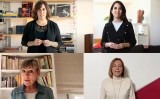 Clara Segura, Laura Rosel, Mari Pau Huguet i Carme Forcadell ens han enviat vídeos de suport Clara Segura, Laura Rosel, Mari Pau Huguet i Carme Forcadell ens han enviat vídeos de suport