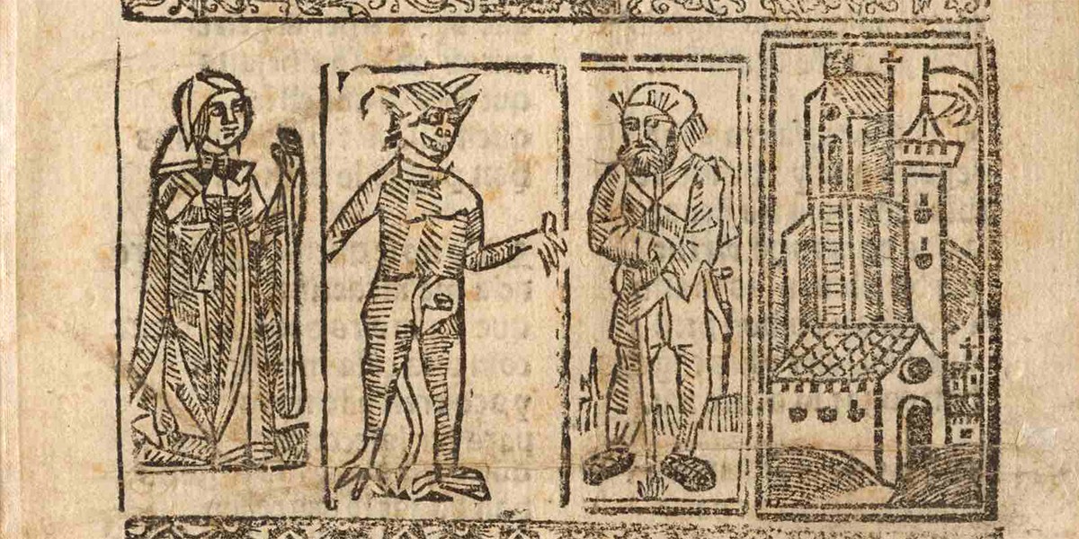 Detall d'unes cobles on es narra la mort de Joan Malet. Van ser publicades el 1549, el mateix any de la seva execució